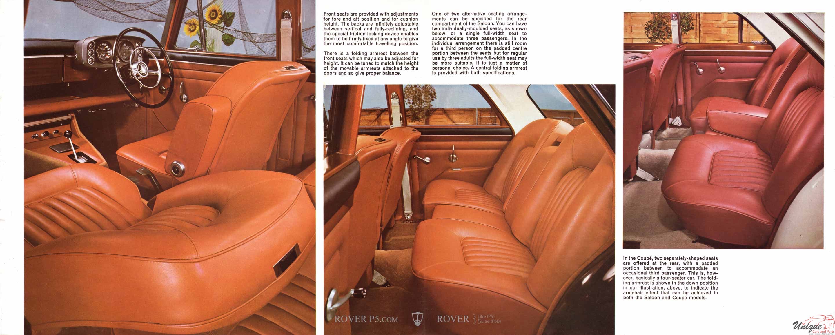 1968 Rover 3.5 Litre Saloon Brochure